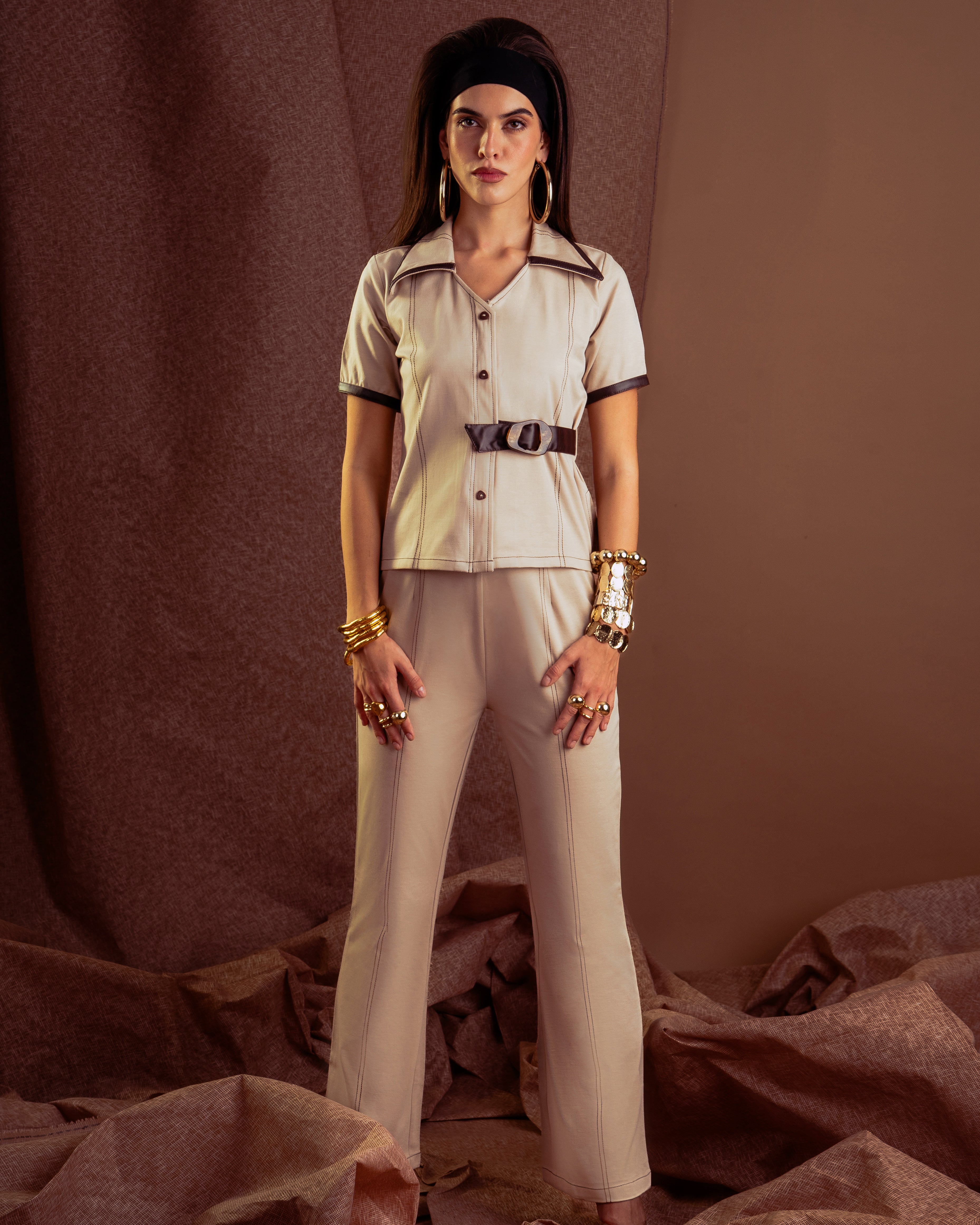 LEATHER UP COORD