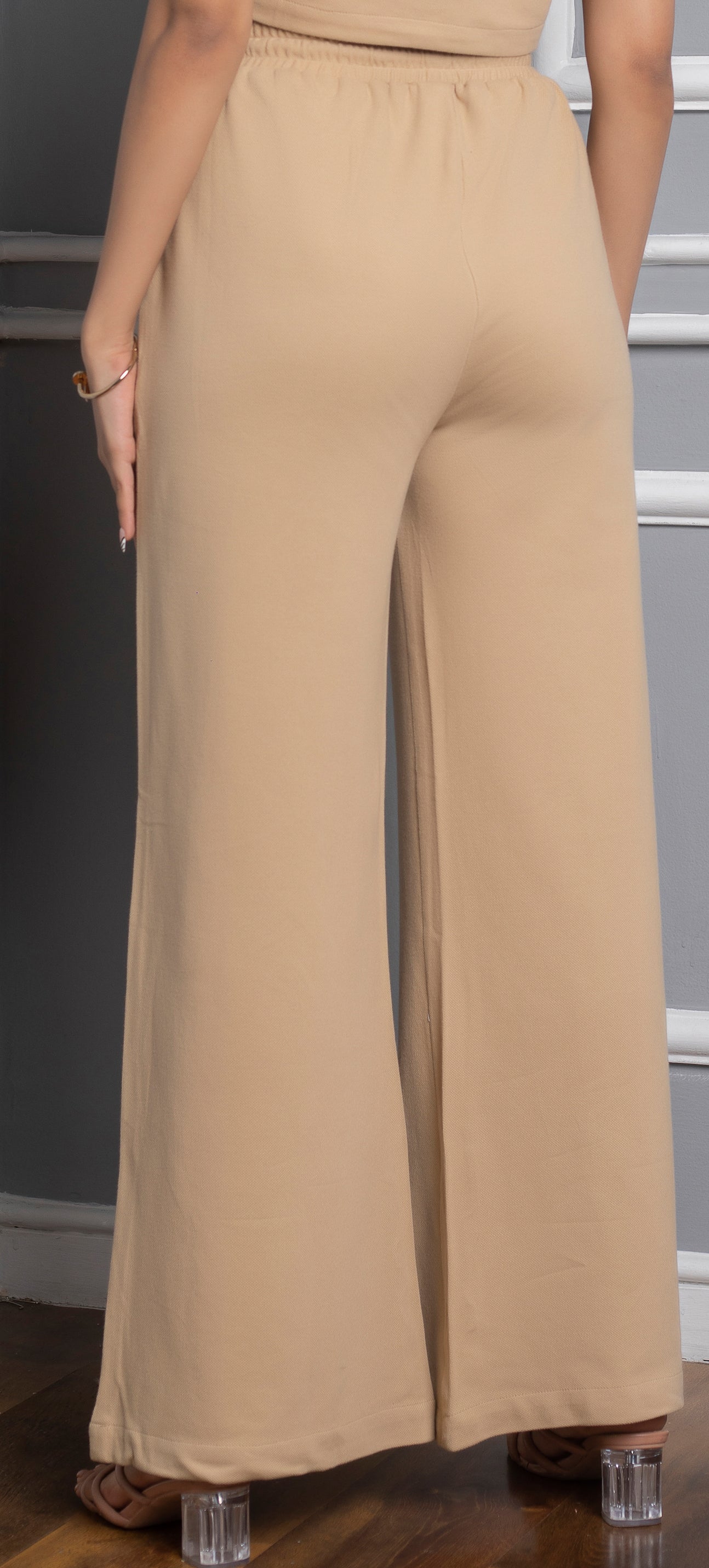 Brunchin in Beige - Wide Leg Pant