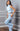 Powder Blue Hue with Crop Top - Coord